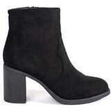 Shelvt Black suede classic women's ankle boots | shoptok.hr