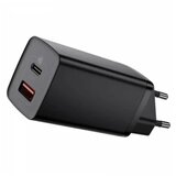 Baseus GaN2Lite punjač 65W Type C/Usb A crna