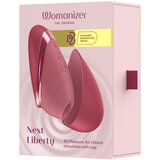 Womanizer Next Liberty - stimulator klitorisa zračnim valovima (crveni) Slike