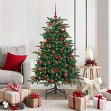 vidaXL Umestno božično drevo Zelena 150 cm PVC, kovina in plastika | Shoptok.si