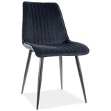  Stolica KIM - baršun - crna | shoptok.hr