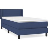 Maison Chic Box spring postelja - Vzmetna postelja z vzmetnico modra 80x200 cm blago SL967, (21889698) Cene