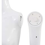  Ženska lutka za izlog sa staklenim postoljem bijela sjajna 175 cm | shoptok.hr