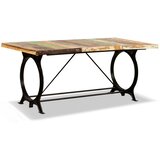 Blagovaonski stol od masivnog obnovljenog drva 180 cm | shoptok.hr