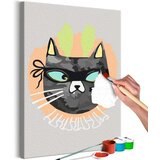  Slika za samostalno slikanje - Half Cat Half Rabbit 40x60 Cijene