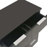 vidaXL Komoda visoki sjaj crna 60 x 35 x 80 cm od iverice | shoptok.hr