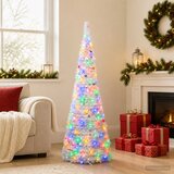 POP-UP LED božićno drvce 180 LED lampica PVC i PET | shoptok.hr