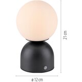 SCHÖNER WOHNEN 19218-18 - LED prigušiva stona lampa RUDI LED/1,2W/5V crna | Eponuda.com