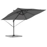 vidaXL Nagibni Roma Parasol Antracit 286x285x265 cm Aluminij | Shoptok.si