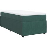 Maison Chic Box spring postelja - Vzmetna postelja z vzmetnico temno zelena 90x200 cm žamet SL17645, (21894490) Cene