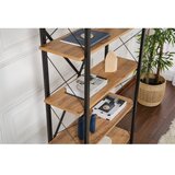 Hanah home polica za knjige elysian atlantic pine black