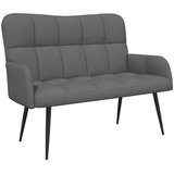  Kauč za dvoje Tamno siva 115 x 61 x 87 cm tkanina | shoptok.hr