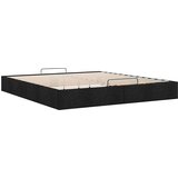 vidaXL Otomanski posteljni okvir brez vzmetnice črn 180x200 cm blago | Shoptok.si