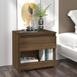 Furnova Nočna omarica 2 kosa rjavi hrast 40x30x39 cm konstruiran les, (21926911) | Shoptok.si