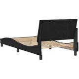  Okvir za krevet s uzglavljem crni 100x200 cm baršunasti | shoptok.hr
