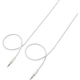 JACK audio priključni kabel [1x JACK utikač 3.5 mm - 1x JACK utikač 3.5 mm] 0.50 m bijeli SuperSoft