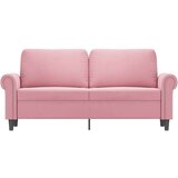 vidaXL Kavč dvosed roza 140 cm žamet, (21012764) | Shoptok.si