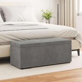  Stolica Tamno siva 101 x 41 x 40 cm Svileni i Fino Radeći Drvo - Tamno siva 100 cm Baršun | shoptok.hr