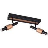XXXL Crni/u brončanoj boji LED reflektor 20,5x42 cm Ikaris – | shoptok.hr