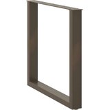  Noge za blagovaonski stol U-oblik 3 kom Prirodni čelik 90 x (72-73) cm Čelik | shoptok.hr