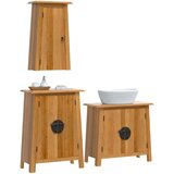  Kopalniška garnitura 3-delna trdna borovina | Shoptok.si