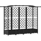  Povišeni krevet s mrežom i krovom Crna 203,5 x 40 x 125 cm PP | Eponuda.com