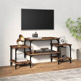 vidaXL TV ormarić boja dimljenog hrasta 117x35x52 cm konstruirano drvo Cijene