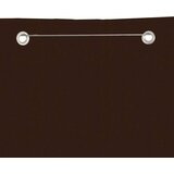 Balkonski zastor smeđi 80 x 240 cm od tkanine Oxford | shoptok.hr