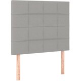  LED uzglavlje svjetlosivo 90x5x118/128 cm od tkanine | shoptok.hr