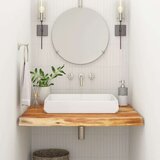  Kupaonska radna ploča 70x60x2 5 cm pravokutna od drva bagrema | shoptok.hr