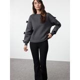 Trendyol ženski duks Twoaw25Sw00249, Antracit-Siva | Eponuda.com