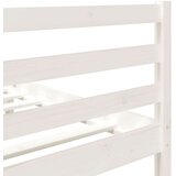  Posteljni okvir bel iz trdnega lesa 120x190 cm 4FT, (20647896) | Shoptok.si