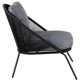 Venture Home Lindos vrtna lounge fotelja, crna | shoptok.hr