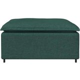  Modularni kauč s podnožjem tamnozeleni 100x100x48 cm - Tamnozelena tabure | shoptok.hr