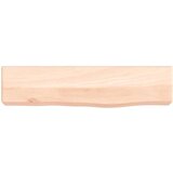  Polica 40 x 10 x 6 cm od neobrađene masivne hrastovine | shoptok.hr