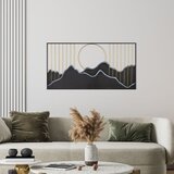 Wallity zidna dekoracija Sagarmatha-1, 114x4x60 cm, crno-zlatne boje | ePonuda.com