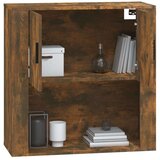  Zidni ormarić dimljenog hrasta 80x33x80 cm konstruirano drvo | shoptok.hr