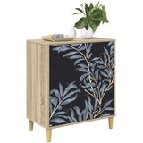  Komoda DOKKUM Plavi afti uzorak 66 x 36,5 x 75 cm Sonoma | shoptok.hr