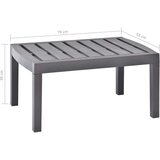 vidaXL Vrtni stol boja kave 78 x 55 x 38 cm plastični | shoptok.hr