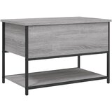  Klupa za pohranu siva boja hrasta 70x42,5x47 cm drvena | shoptok.hr