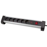 Logilink produžni kabl sa prenaponskom zaštitom 6 mesta, prekidač, stalak, 1.4m, aluminium ( 5115 ) Cene