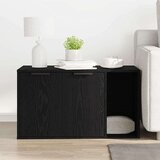 vidaXL Kućište za mačji pijesak crni hrast 80x50x45 cm inženjerski drvo Cijene