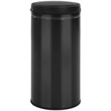 vidaXL Avtomatski smetnjak senzorski 70 L karbonsko jeklo črn | Shoptok.si