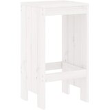  Barski stolci 2 kom bijeli 40 x 36 x 75 cm od masivne borovine | shoptok.hr