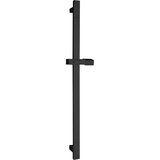 Sapho Mat crna zidna šipka za tuš od nehrđajućeg čelika s kliznim nosačem 68 cm – | shoptok.hr