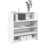 vidaXL Recepcijski stol bijeli 100x50x103,5 cm od konstruiranog drva Cijene