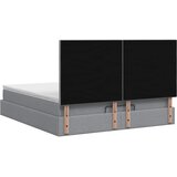  Podesivi krevet s madracem Svjetlosiva 180 x 200 cm Tkanina | shoptok.hr