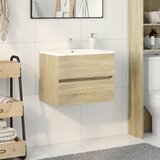 Ormarić za umivaonik boja hrasta sonome 60x38,5x45 cm iverica Cijene