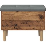  Klupa za odlaganje s jastučićem Drvo hrasta 62 x 42 x 46 cm | shoptok.hr