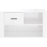 Ormarić za cipele sjajni bijeli 80x35x45 cm konstruirano drvo | shoptok.hr